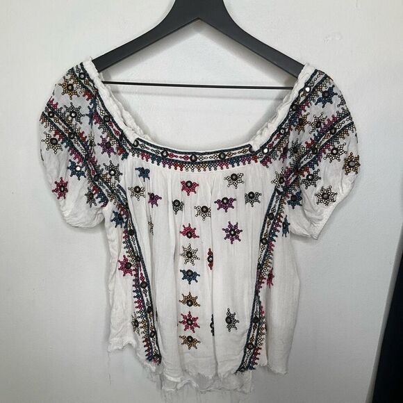 Free People Aurora Off The Shoulder Top - Picture 3 of 10